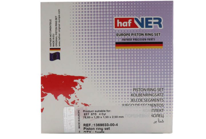 رینگ پیستون سمند ef7 استاندارد هافنر