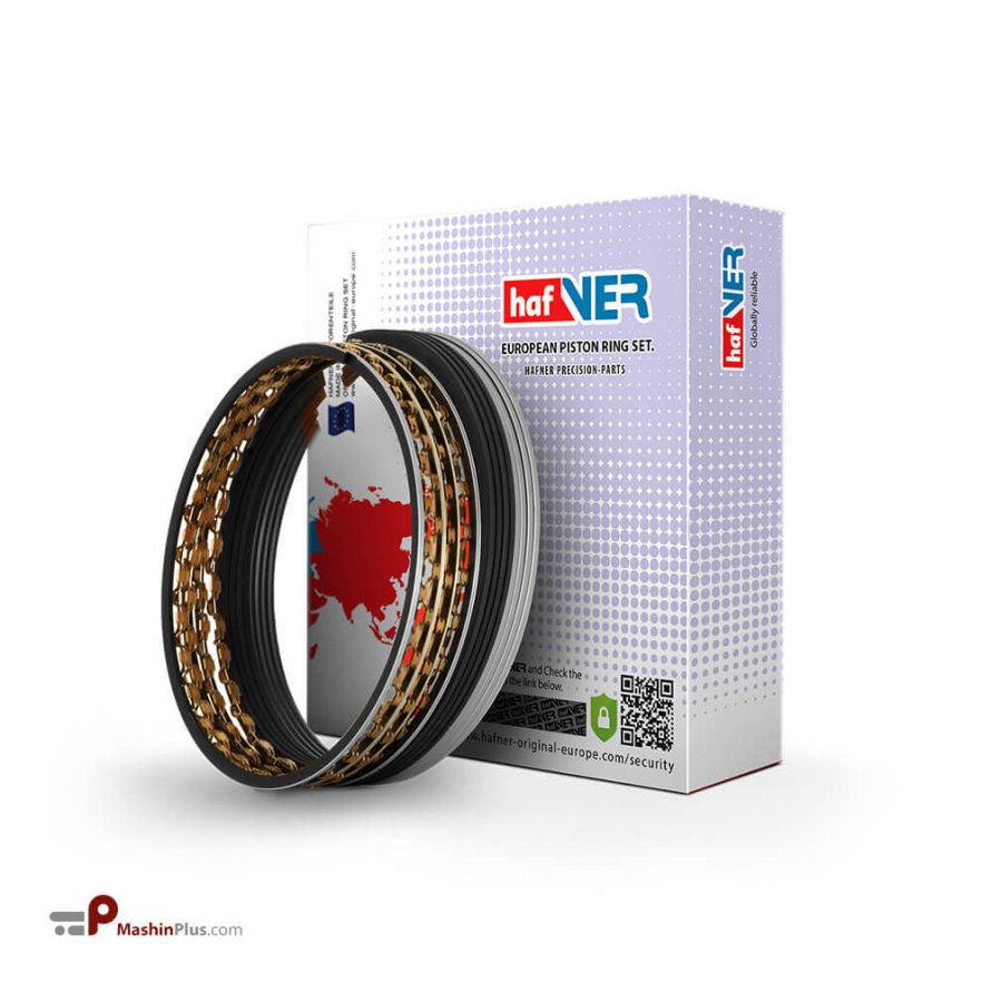 رینگ پیستون پژو 206 تیپ 5 استاندارد هافنر