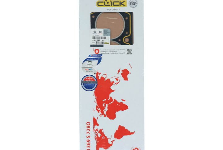 واشر سر سیلندر پژو 405 استاندارد مولتی لایر کلیک پارت