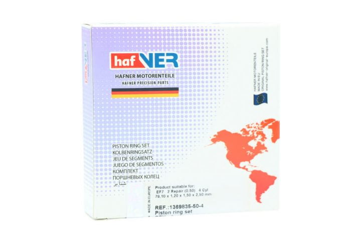 رینگ پیستون سمند EF7 تعمیر دوم هافنر