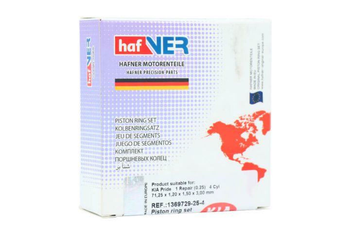 رینگ پیستون پراید تعمیر اول (25) هافنر