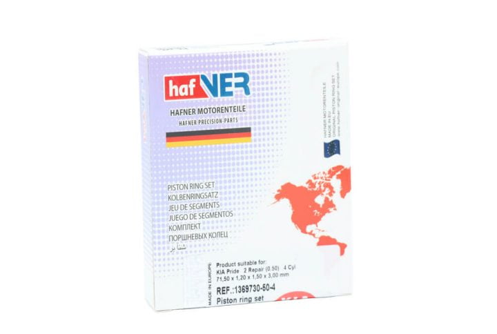 رینگ پیستون پراید تعمیر دوم هافنر